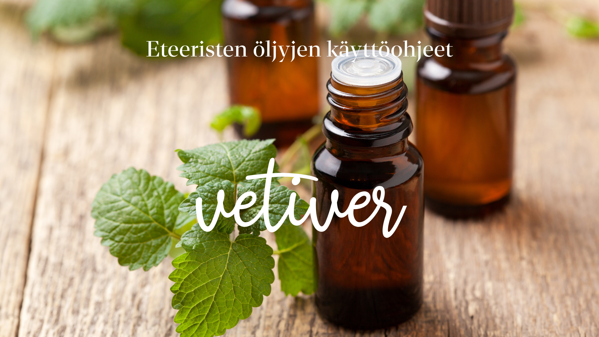 Vetiver eteerinen öljy - käyttöohjeet & turvallisuus
